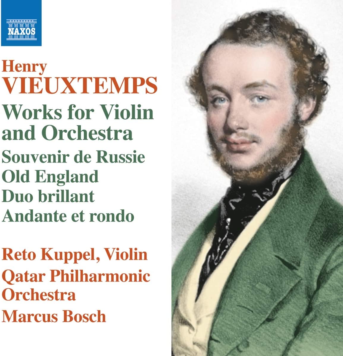 Review of VIEUXTEMPS Works for Violin & Orchestra (Reto Kuppel)